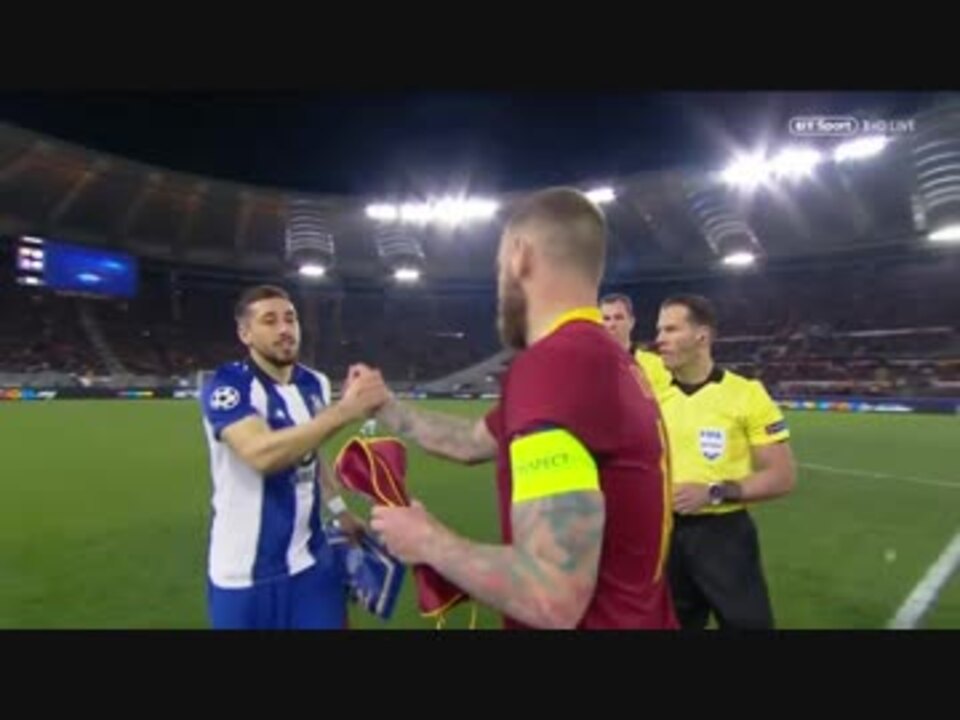 18 19uefa Cl ベスト16 1stレグ ローマ Vs ポルト ニコニコ動画