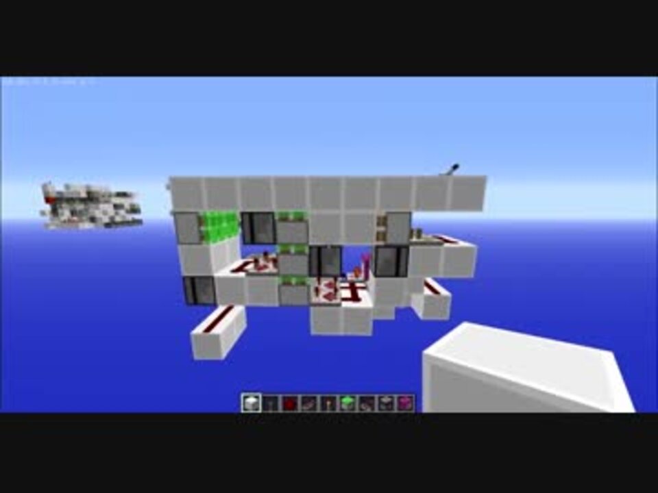 Minecraft 2 2完全平面ピストンドア ニコニコ動画