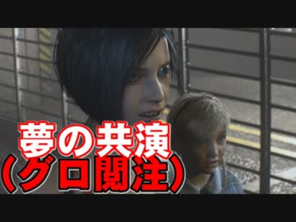 バイオハザードre 2 エイダを主人公にしたらバグで顔が崩壊した 閲覧注意 ニコニコ動画