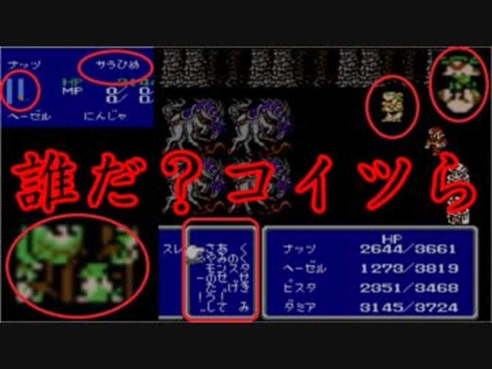 Ff3 普通にゲームしてたら光の戦士が勝手にサラ姫にジョブチェンジしたｗ ニコニコ動画