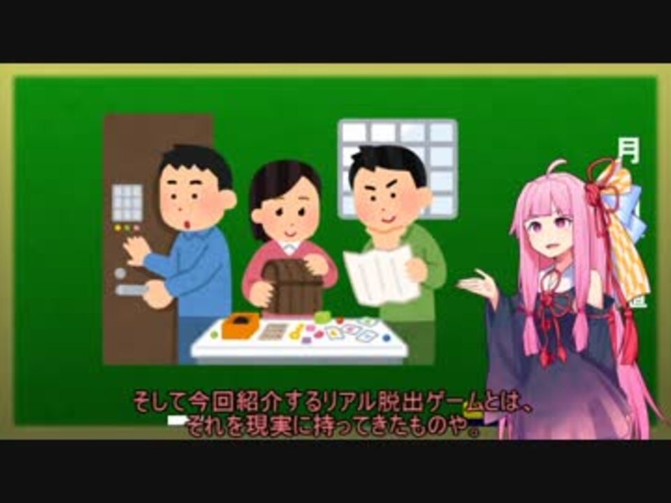 琴葉茜がプレゼンするリアル脱出ゲーム ニコニコ動画