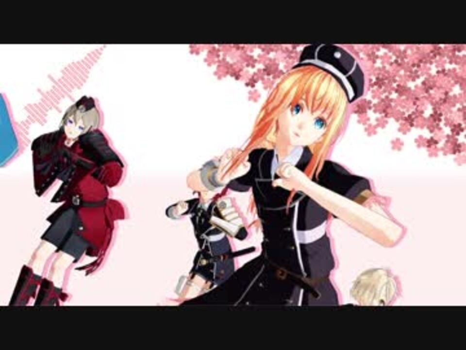 Mmd刀剣乱舞 短刀6振りでどりーみんチュチュ 1080p ニコニコ動画