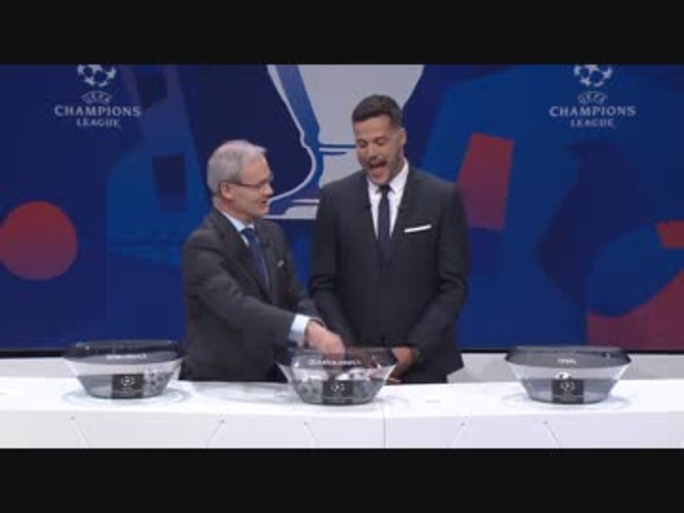 18 19uefaチャンピオンズリーグ 決勝トーナメント 準々決勝 組み合わせ抽選会 19年3月15日 ニコニコ動画