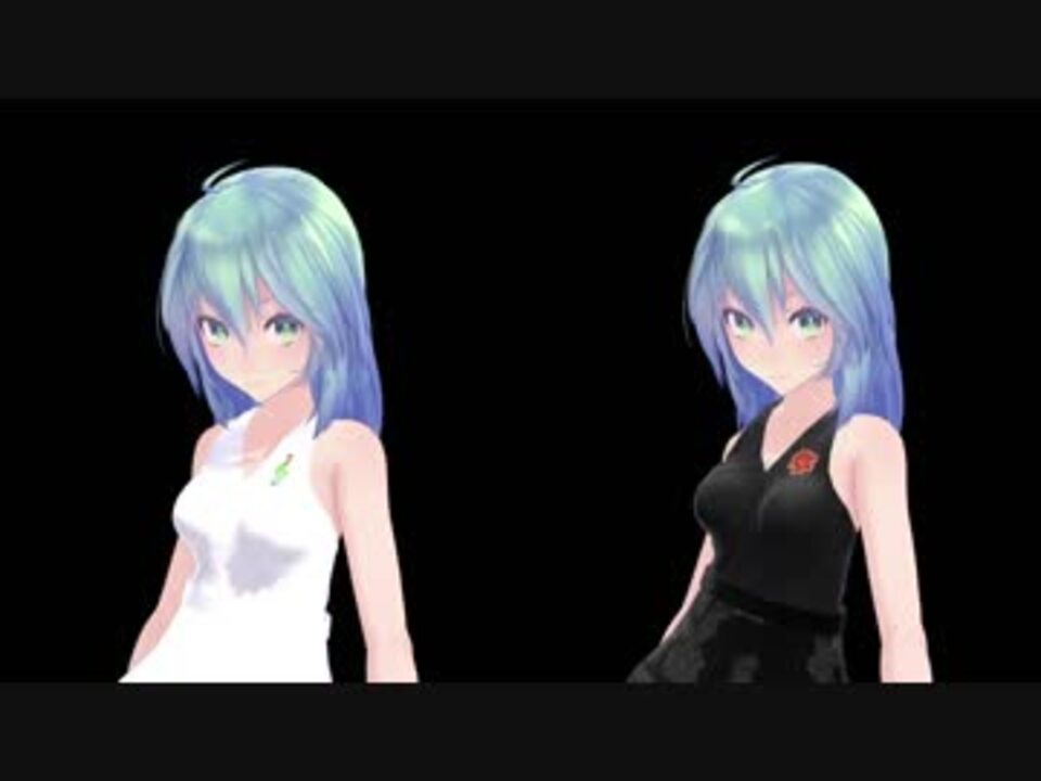 Mmd Tdaシスターズ Tda式初音ミク セミロング髪ワンピドレス モデル配布 ニコニコ動画