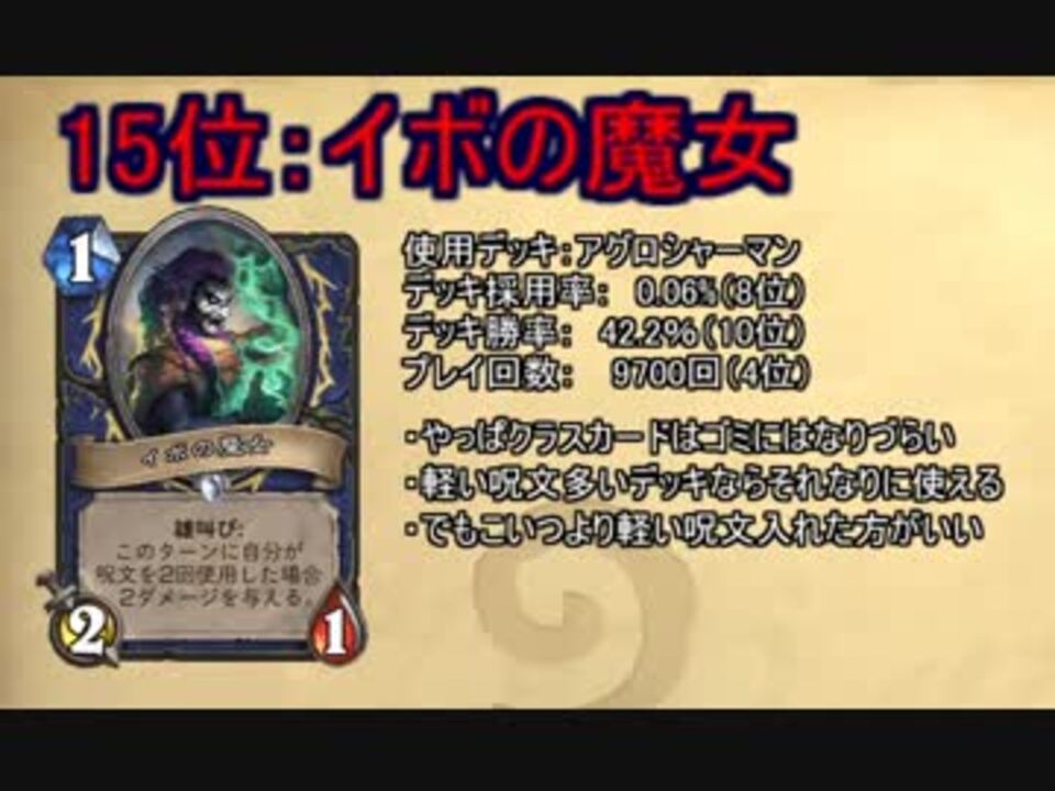 人気の Hearthstone 動画 9 089本 16 ニコニコ動画