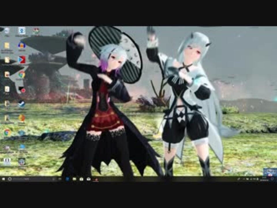 Pcの壁紙を動くpso2の壁紙にしてみた ニコニコ動画