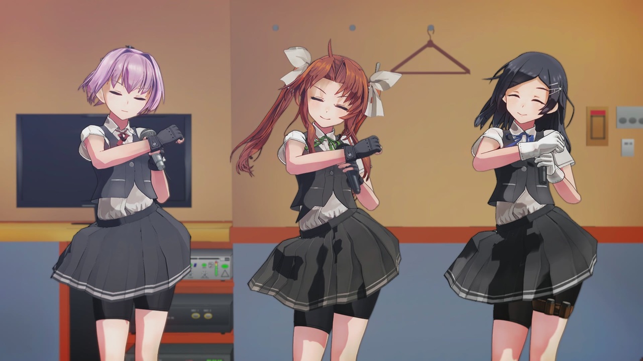 Mmd艦これ 陽炎 不知火 黒潮の改二組で 夜一番 春一番替え唄 1080p 60f ニコニコ動画