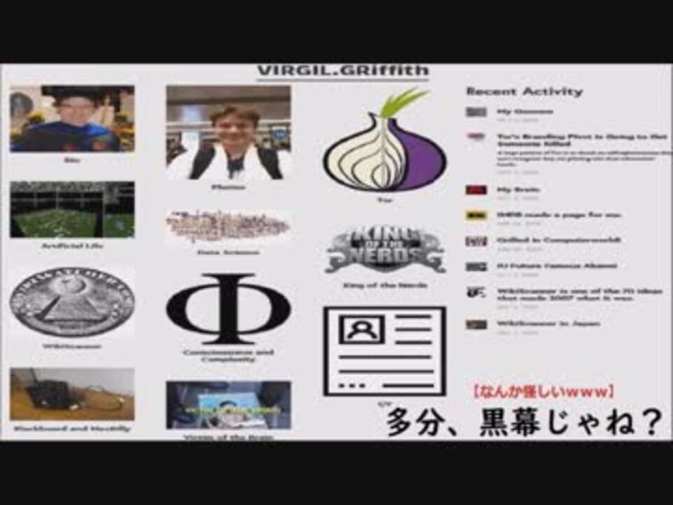 オニオンちゃんねる ダークウェブ 日本覚せい剤市場 シルクロード ニコニコ動画