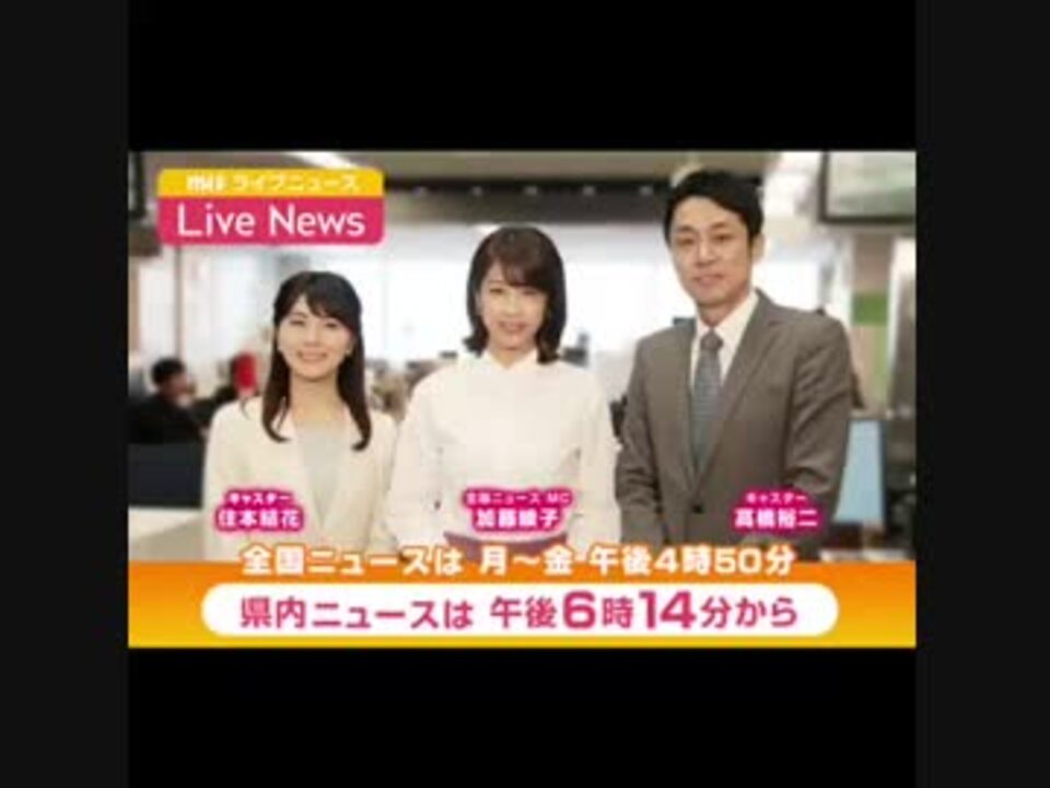 岩手めんこいテレビ Mit Live News 初回オープニング ニコニコ動画