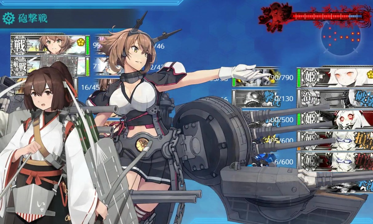 【艦これ2019春イベe3甲の戦力ゲージ】水上連合の陸奥タッチでボス対地攻撃をしてみたゲージ削り【敵戦力牽制 第二次al作戦】 ニコニコ動画