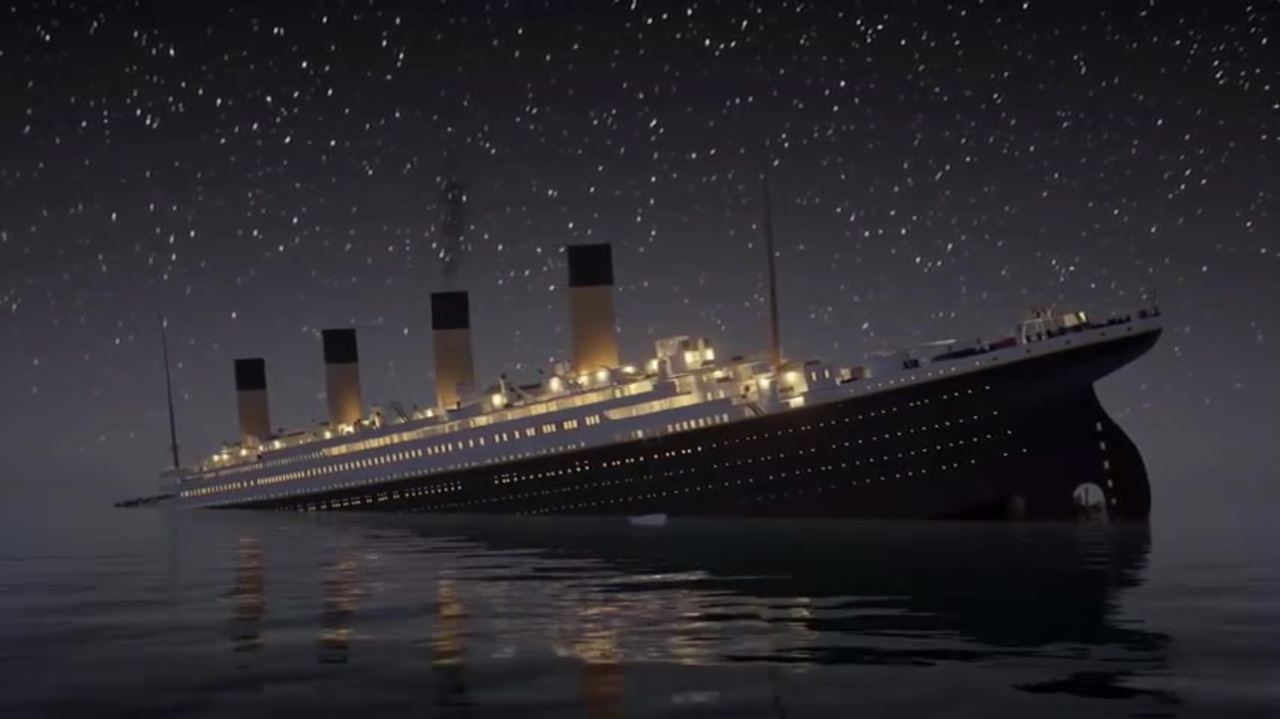 Титаник тонет