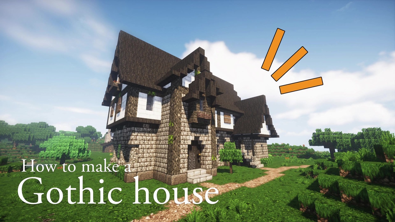 マインクラフト 簡単 洋風の家の作り方 建築講座 ニコニコ動画