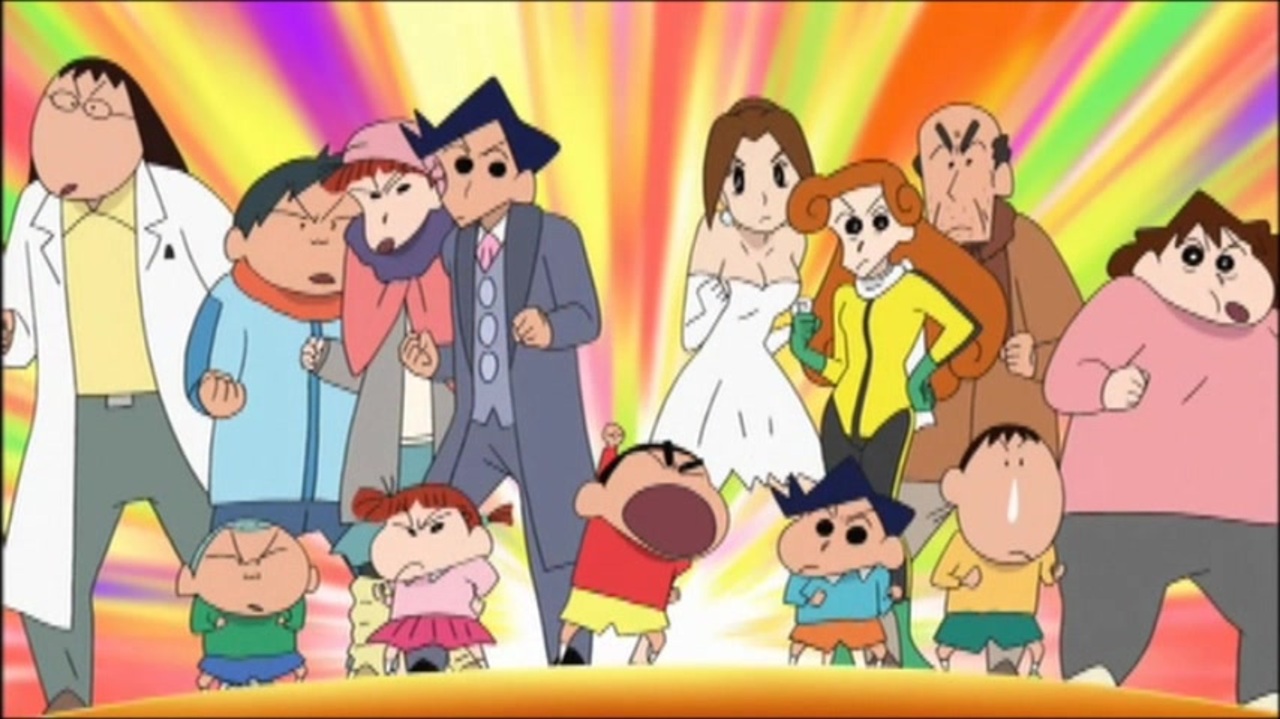 クレヨンしんちゃん 超時空 嵐を呼ぶオラの花嫁 Crayon Shin Chan Super Dimension The Storm Called My Bride Japaneseclass Jp