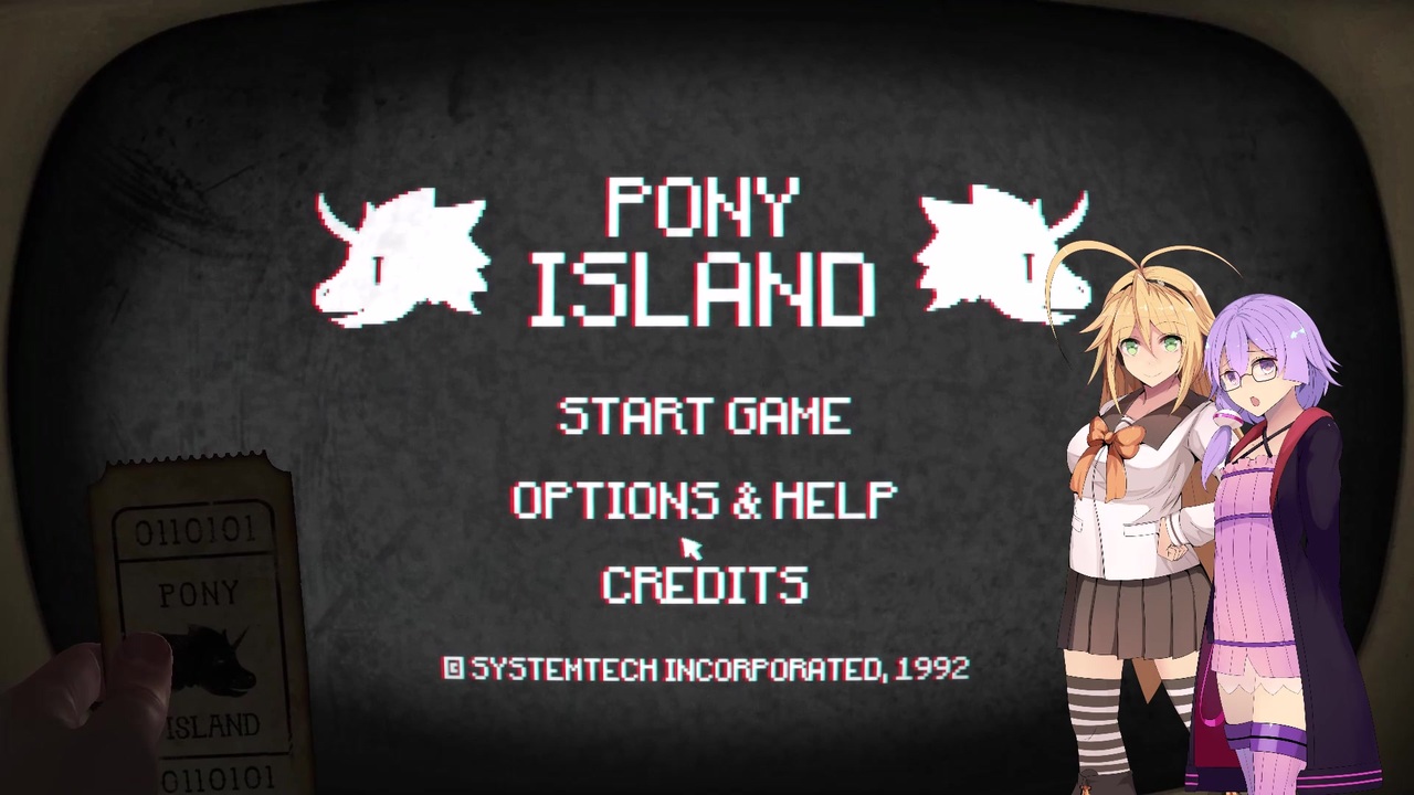 【VOICEROID実況プレイ】クソゲー作者VSチーター【PonyIsland】 - ニコニコ動画