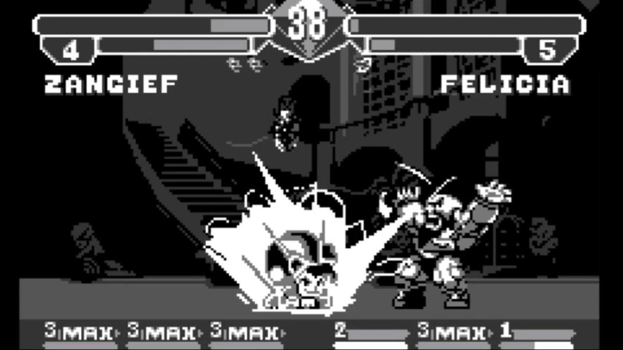 ポケットファイター　ワンダースワン Pocket Fighter [ポケットファイター] Game Sample - WonderSwan