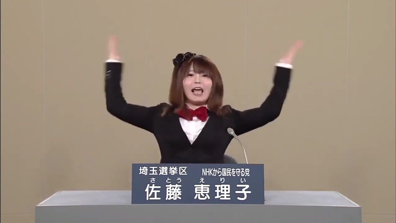 政見放送 佐藤恵理子さとう えりぃ 埼玉選挙区 Nhkから国民を守る党 ニコニコ動画