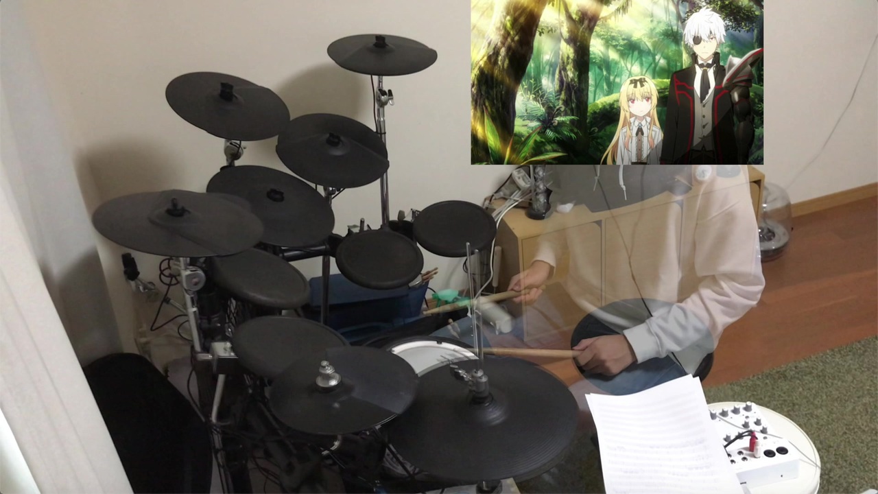 影の薄い人が ありふれた職業で世界最強 Op Flare 叩いてみた ちあき Drum Cover ニコニコ動画