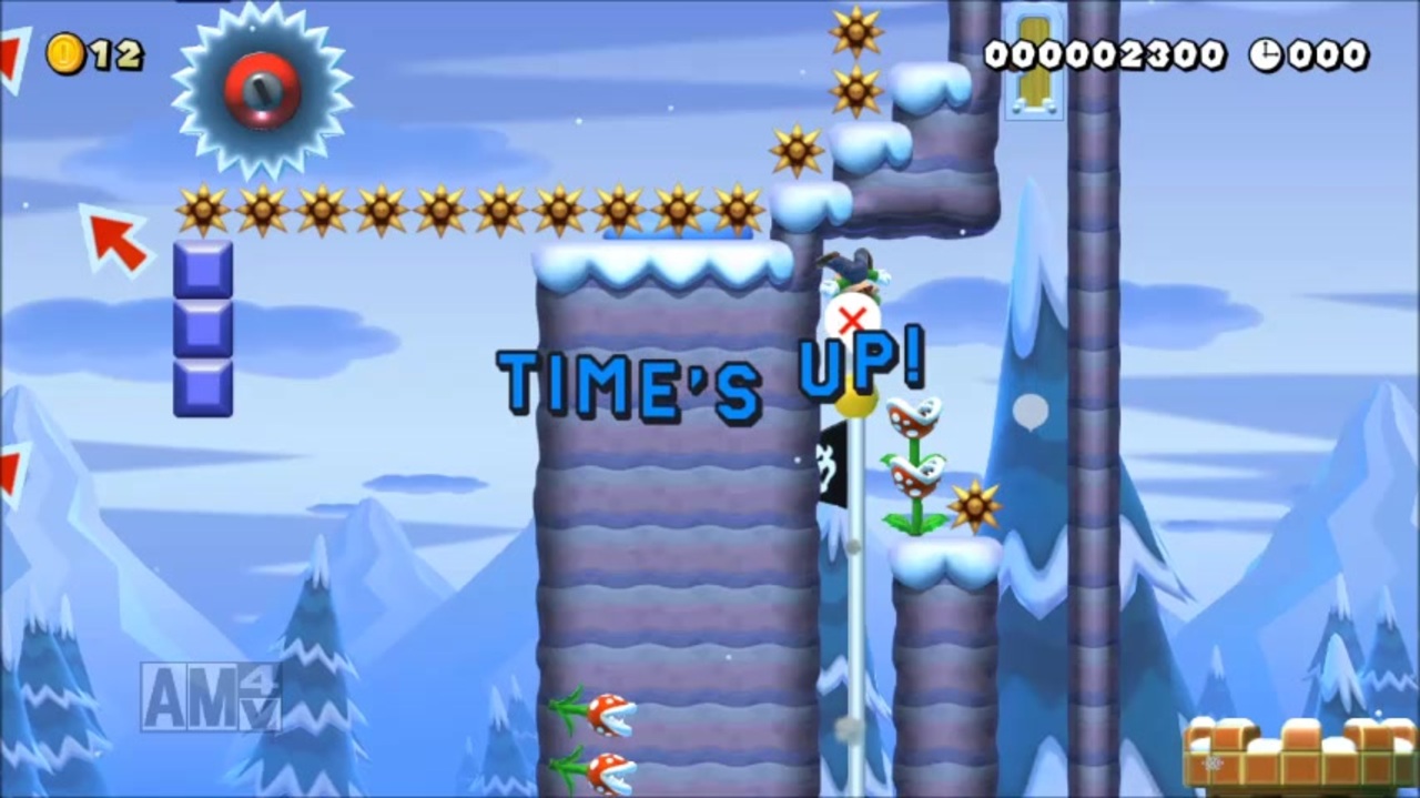 マリオメーカー2 時間ギリギリタイムアップ 有名配信者の超鬼畜氷スピードランに挑戦 ニコニコ動画