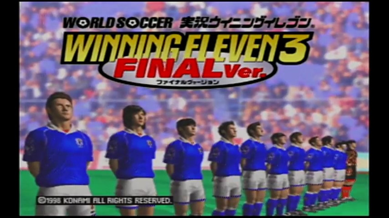 Ps1 Psx ワールドサッカー実況ウイニングイレブン3 Final Ver World Soccer Jikkyou Winning Eleven 3 Final Ver ニコニコ動画