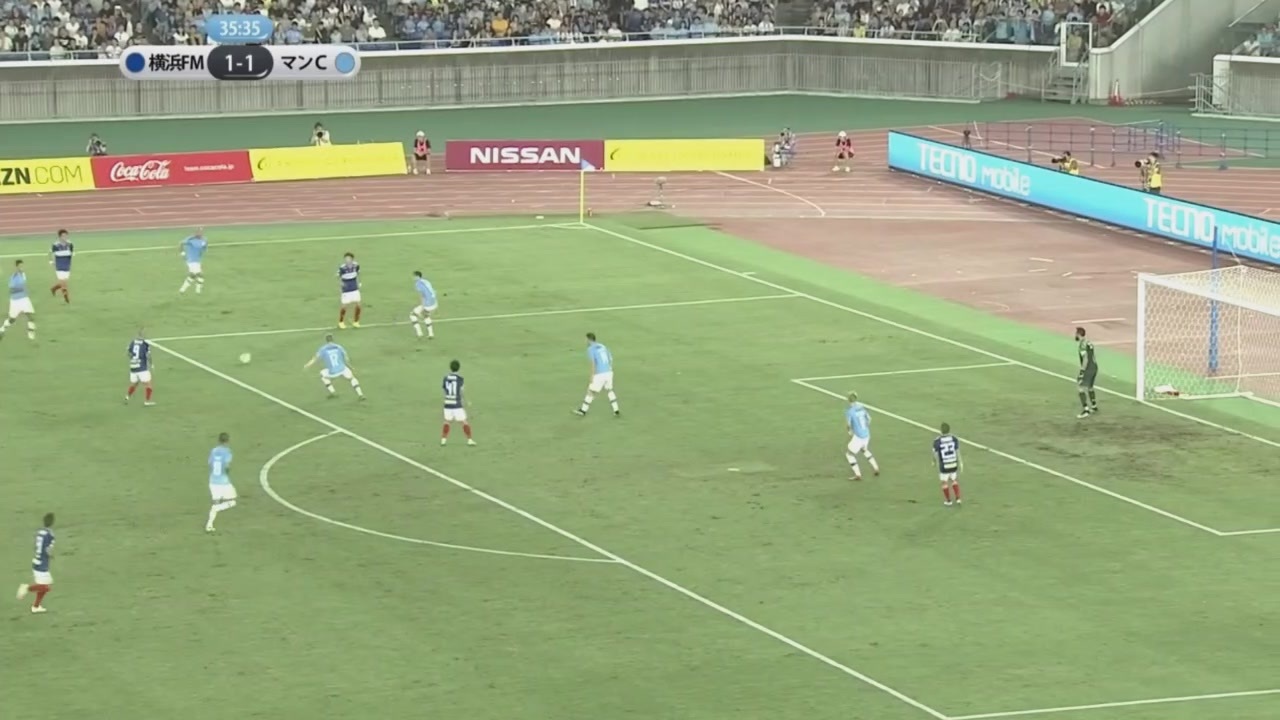 衝撃 横浜f マリノスのサッカー革命 衝撃 横浜f マリノス 対 プレミア王者 マンc ニコニコ動画