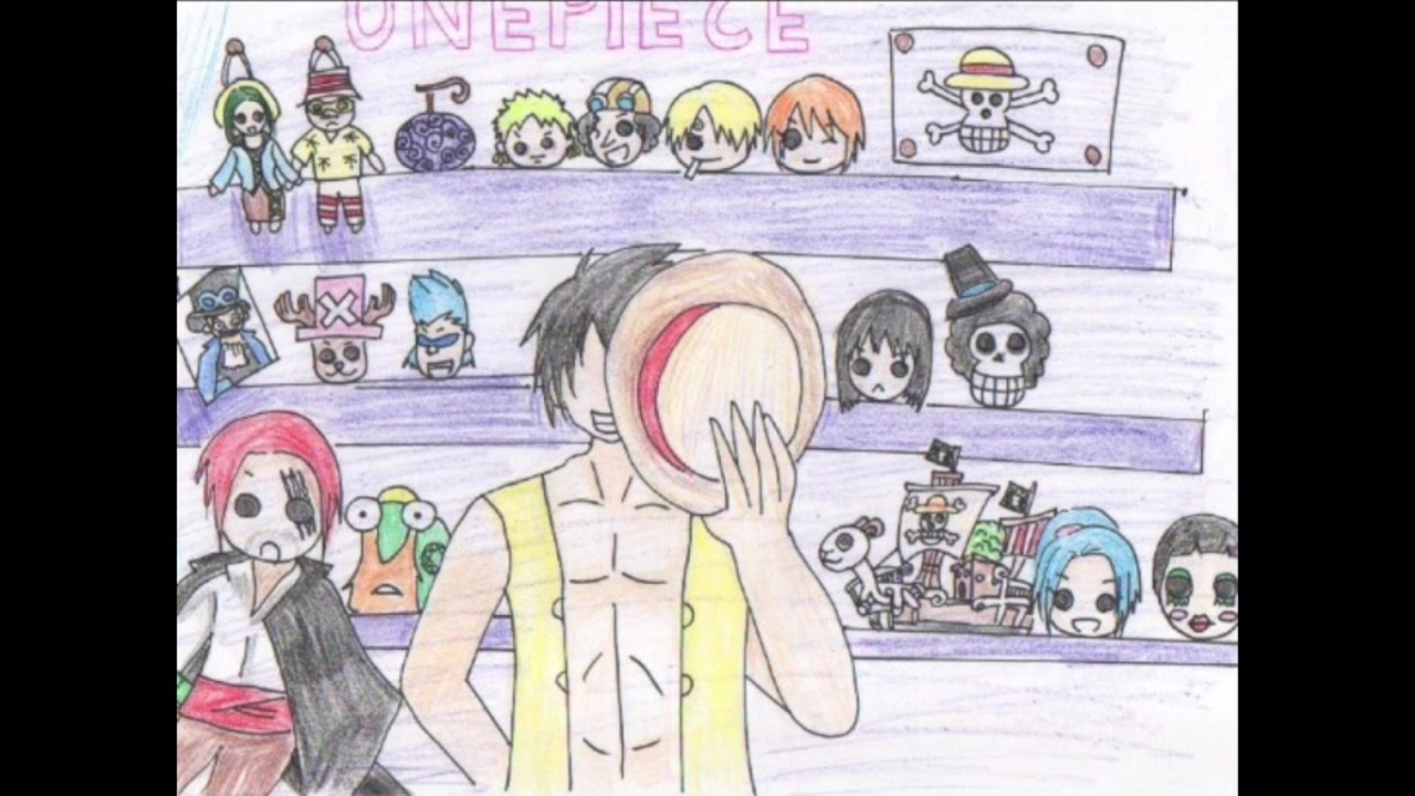 手書きワンピ 頂上戦争でロキ 替え歌 ニコニコ動画