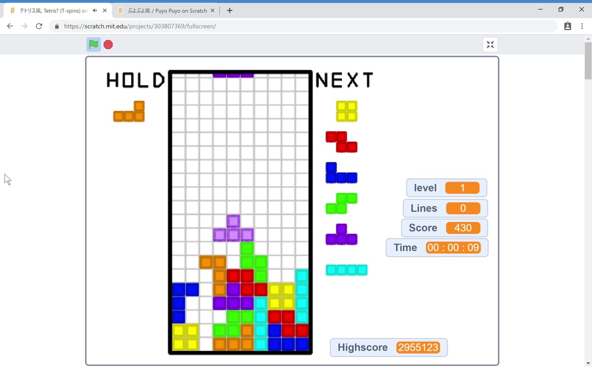 Scratchでテトリスを作ってみた - ニコニコ動画