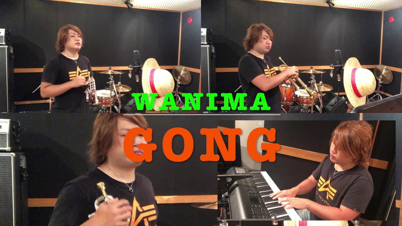 トランペット One Piece Stampede テーマソング Gong Wanima Cover By Masateru Nishikata 演奏してみた ニコニコ動画