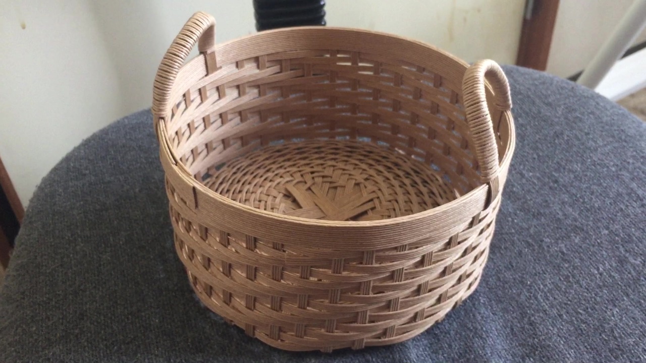 クラフトバンドでカゴを作りました ニコニコ動画