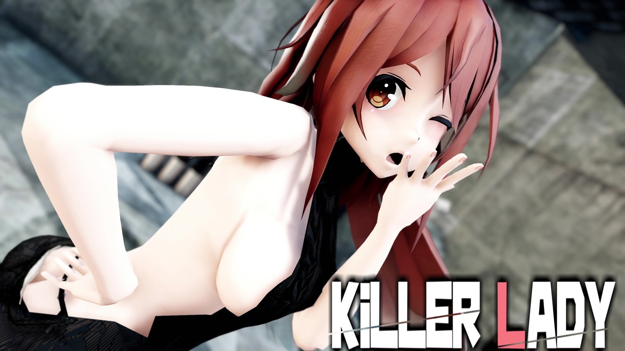 mmd艦これ 白露改二型でkiller lady dtを殺すセーターローアングルver