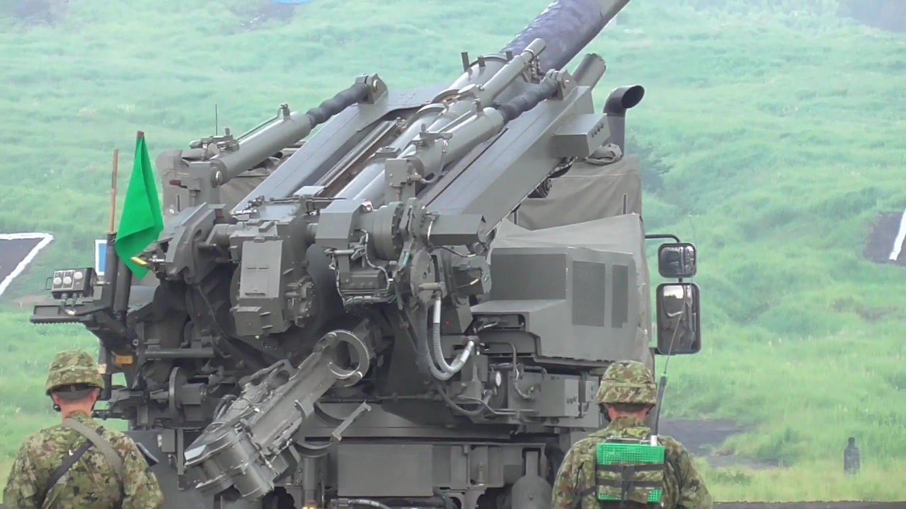 令和元年 富士総合火力演習 19式装輪自走155mmりゅう弾砲 ニコニコ動画