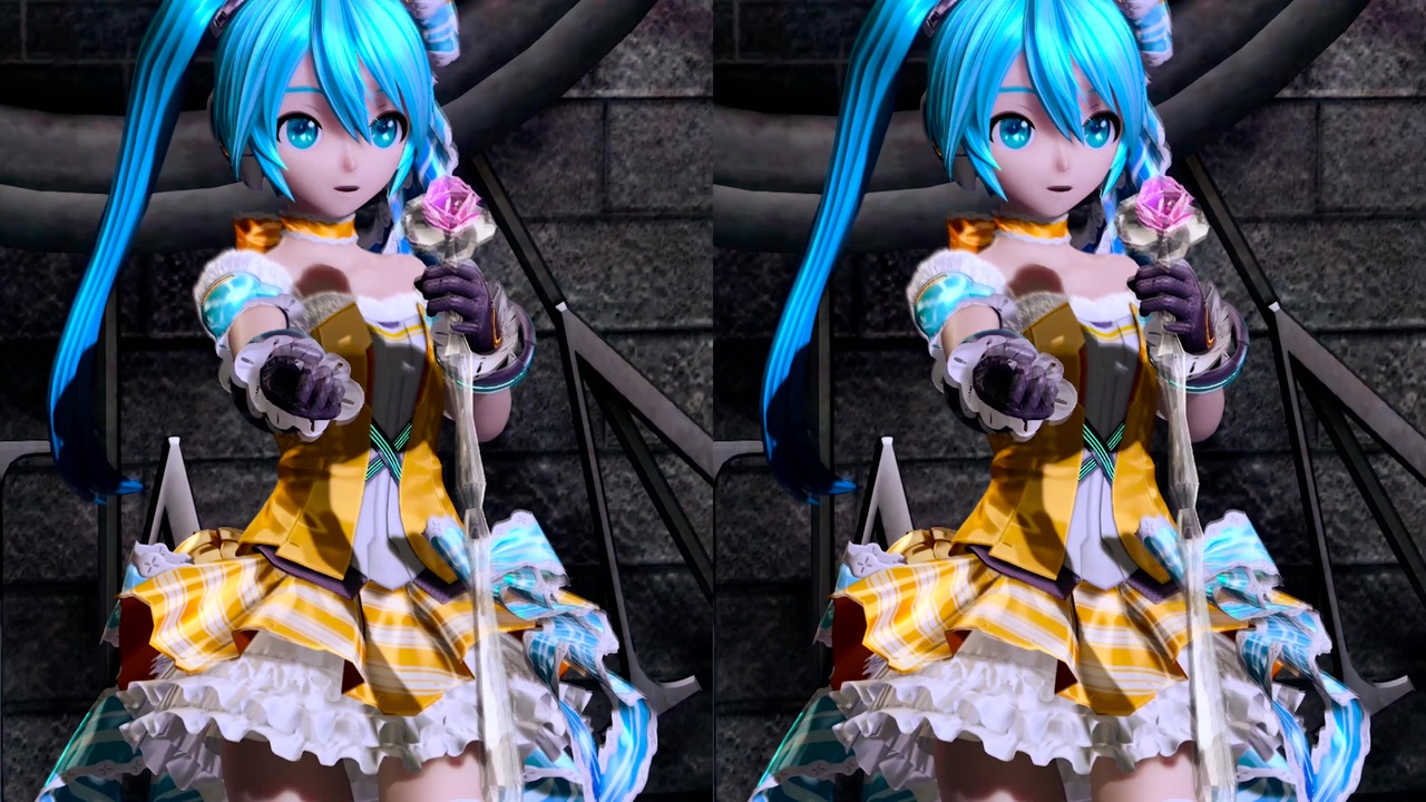 初音ミク ロミオとシンデレラ 立体視 平行法 オレンジブロッサム 1080p 60fps ニコニコ動画