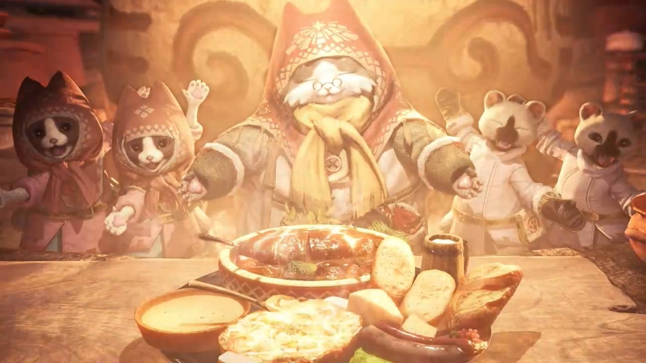 Mhw I ご飯シーン集 狩りの前のご飯 ニコニコ動画