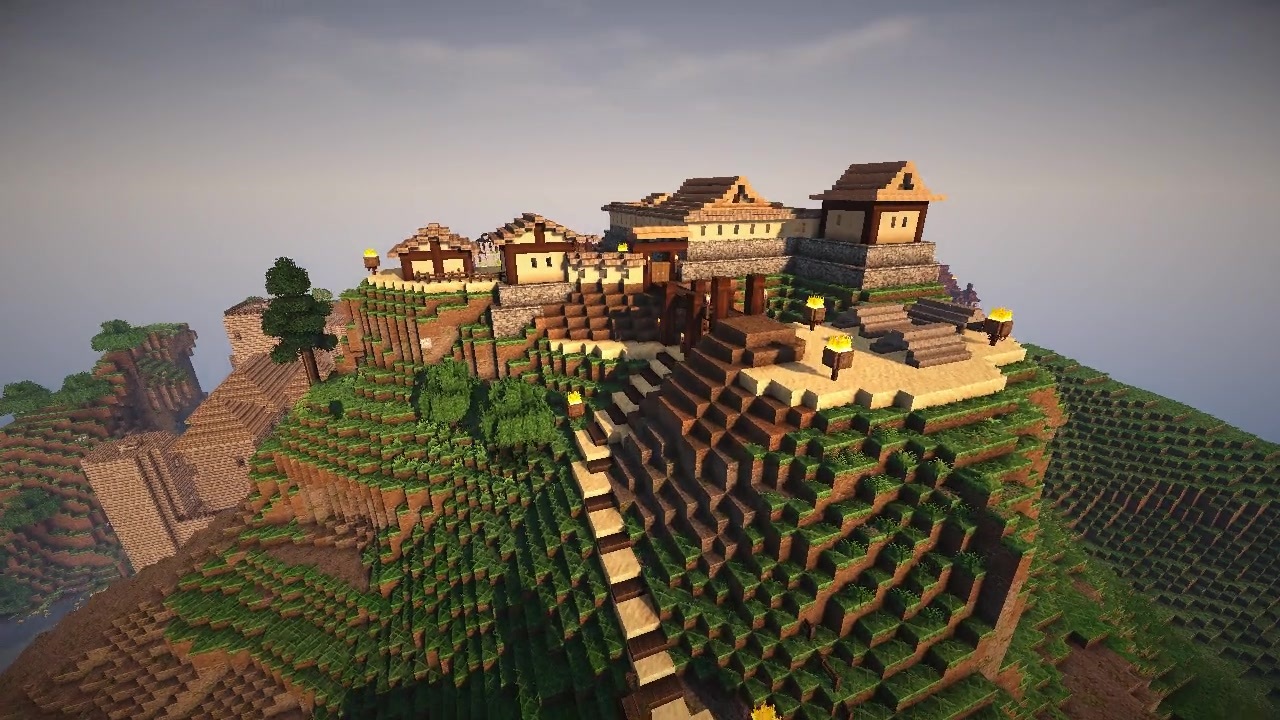Minecraft Biomes O Plentyで城砦網を築く 3章 第6回 ゆっくり実況 ニコニコ動画