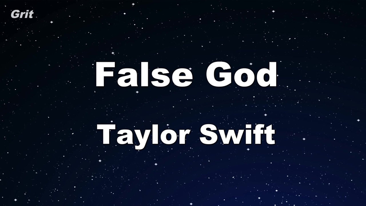 False God Taylor Swift Karaoke With Guide Melody ニコニコ動画