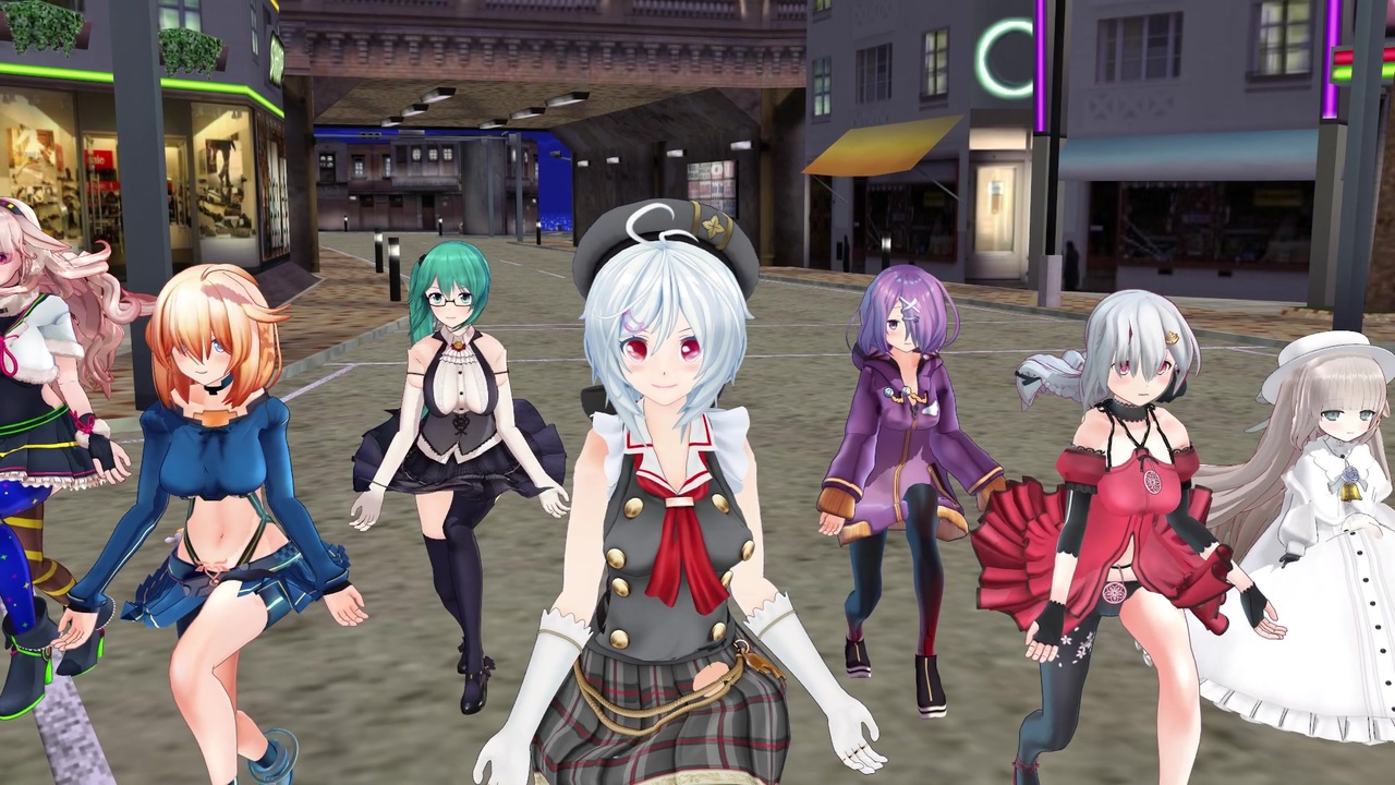 【MMD】スリラー【電脳少女シロ&アイドル部】 - ニコニコ動画