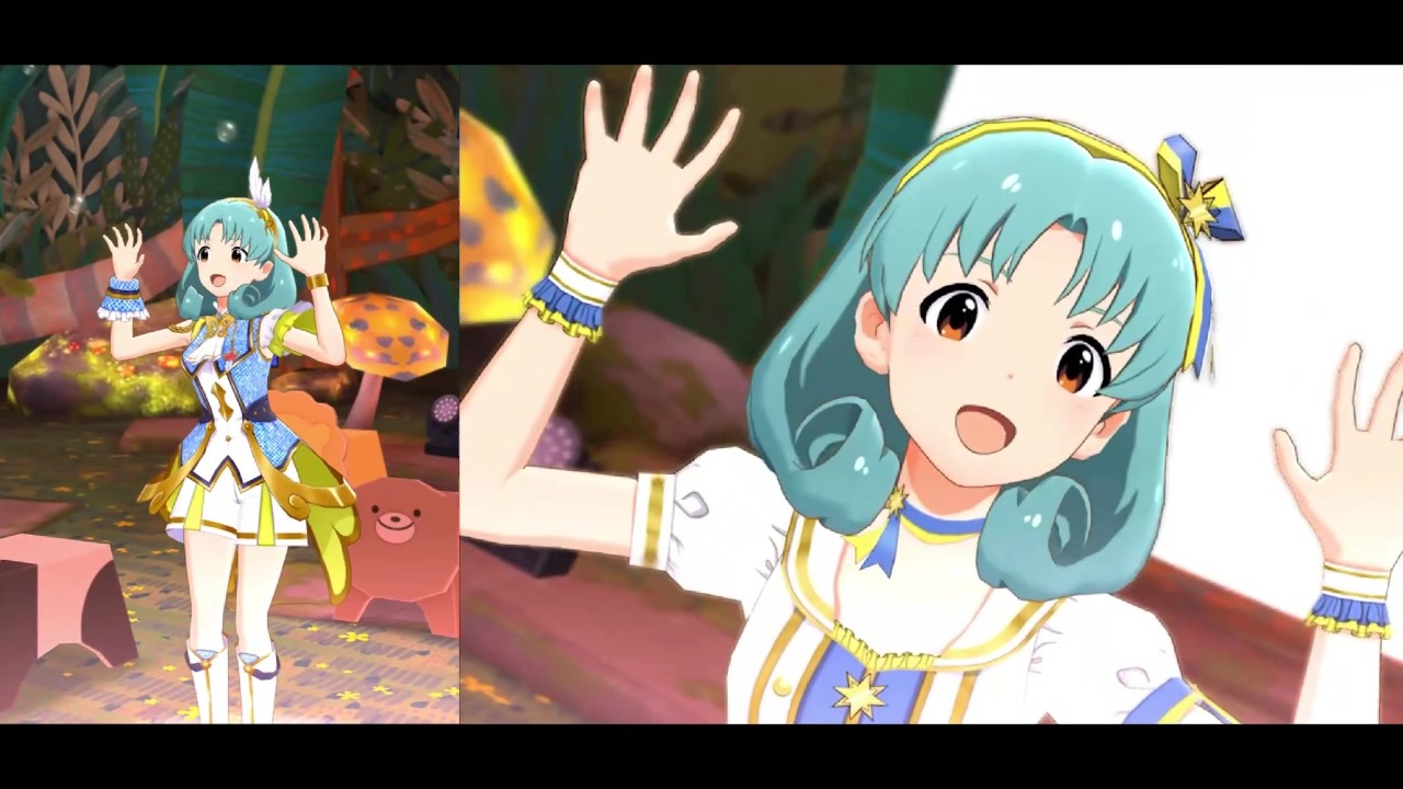 ミリシタｍｖ アニマル ステイション まつり姫ソロ ユニットver