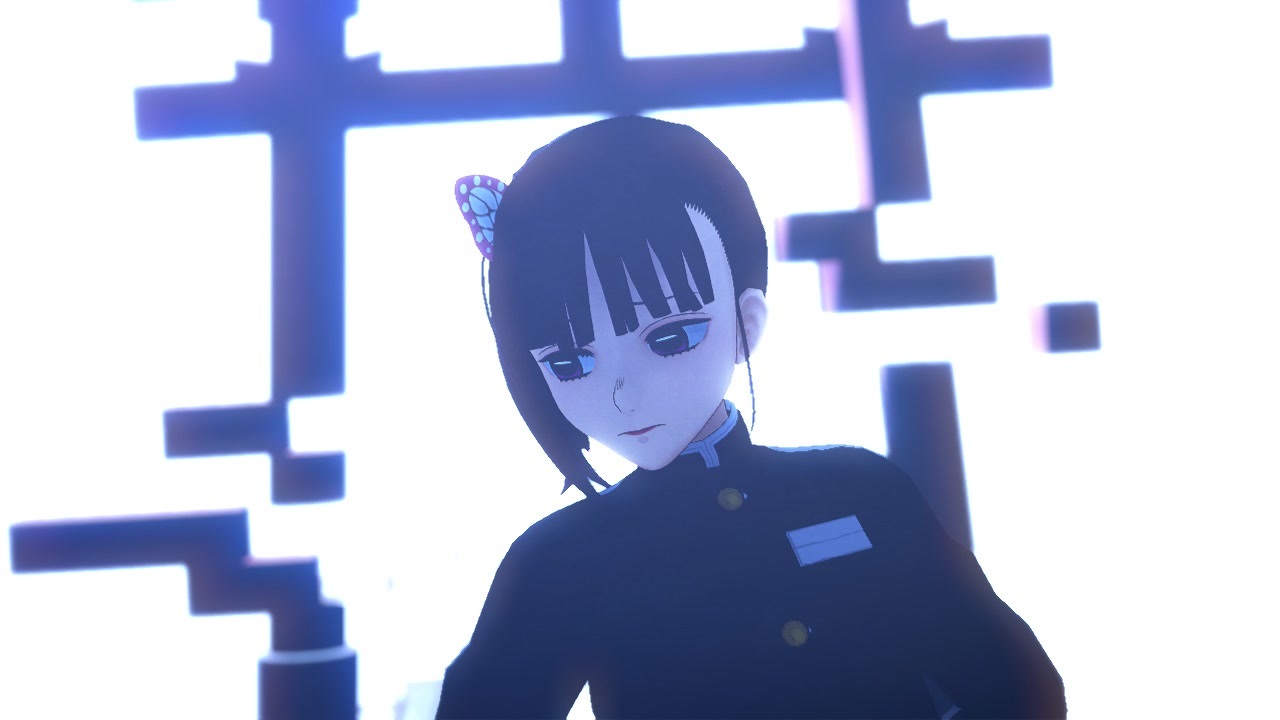 鬼滅のmmd うずらぎ式栗花落カナヲでflos ニコニコ動画