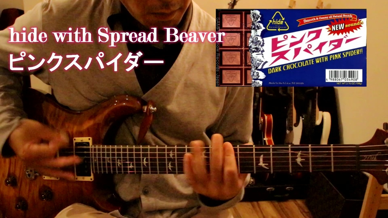 Hide With Spread Beaver ピンクスパイダー ギターで弾いてみた ニコニコ動画