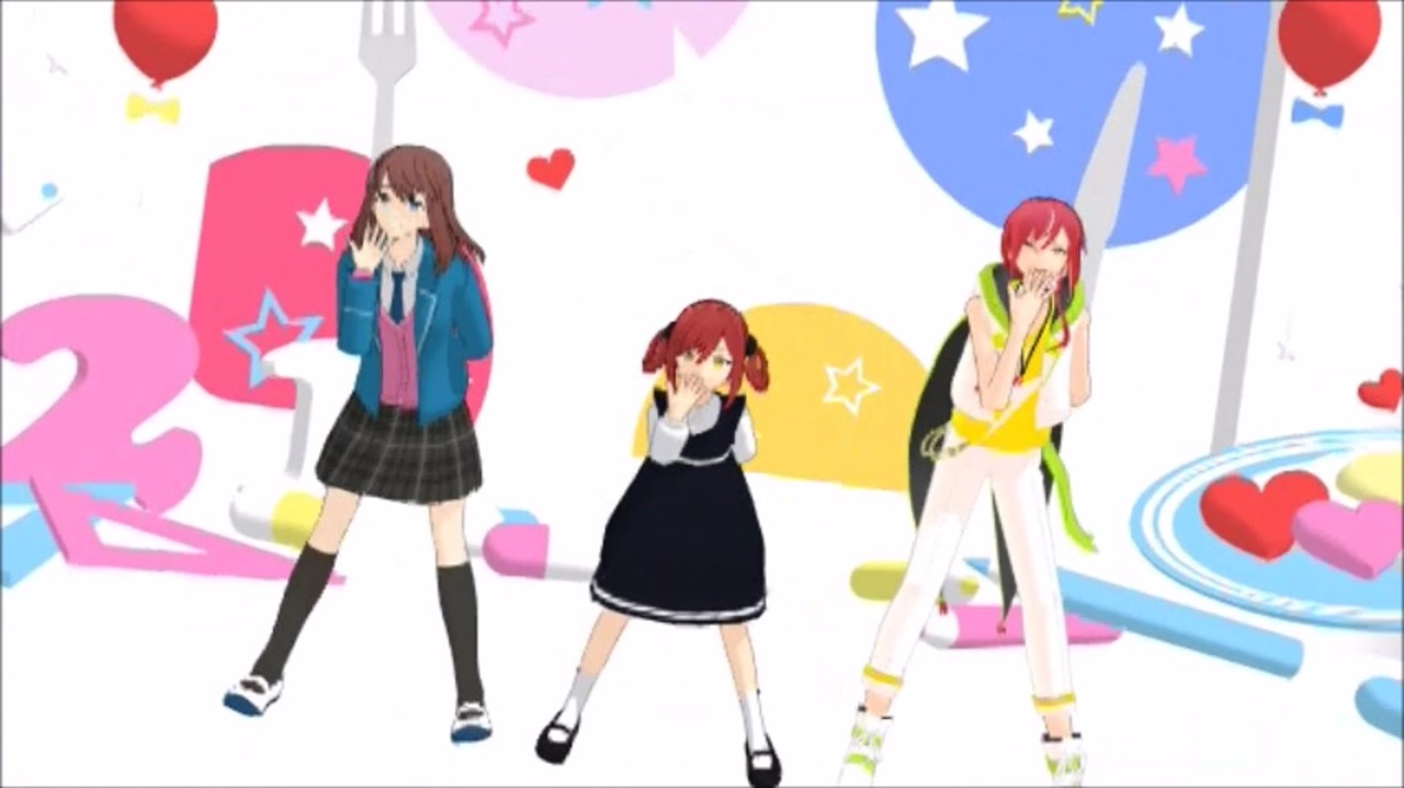 Mmdあんスタ 逆先夏目となつめちゃんとあんずでnekkoya ネッコヤ ニコニコ動画