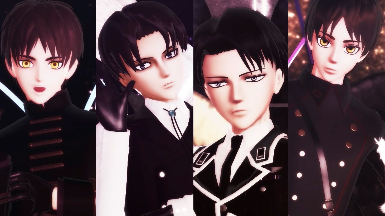 進撃のmmd エレンとリヴァイ兵長でオートファジー ニコニコ動画