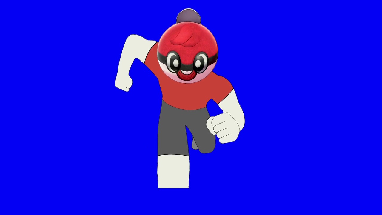 走る剣盾の謎の キャラクター ニコニコ動画