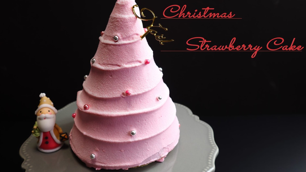 クリスマスツリー型 ショートケーキの作り方 お菓子作り Asmr ニコニコ動画