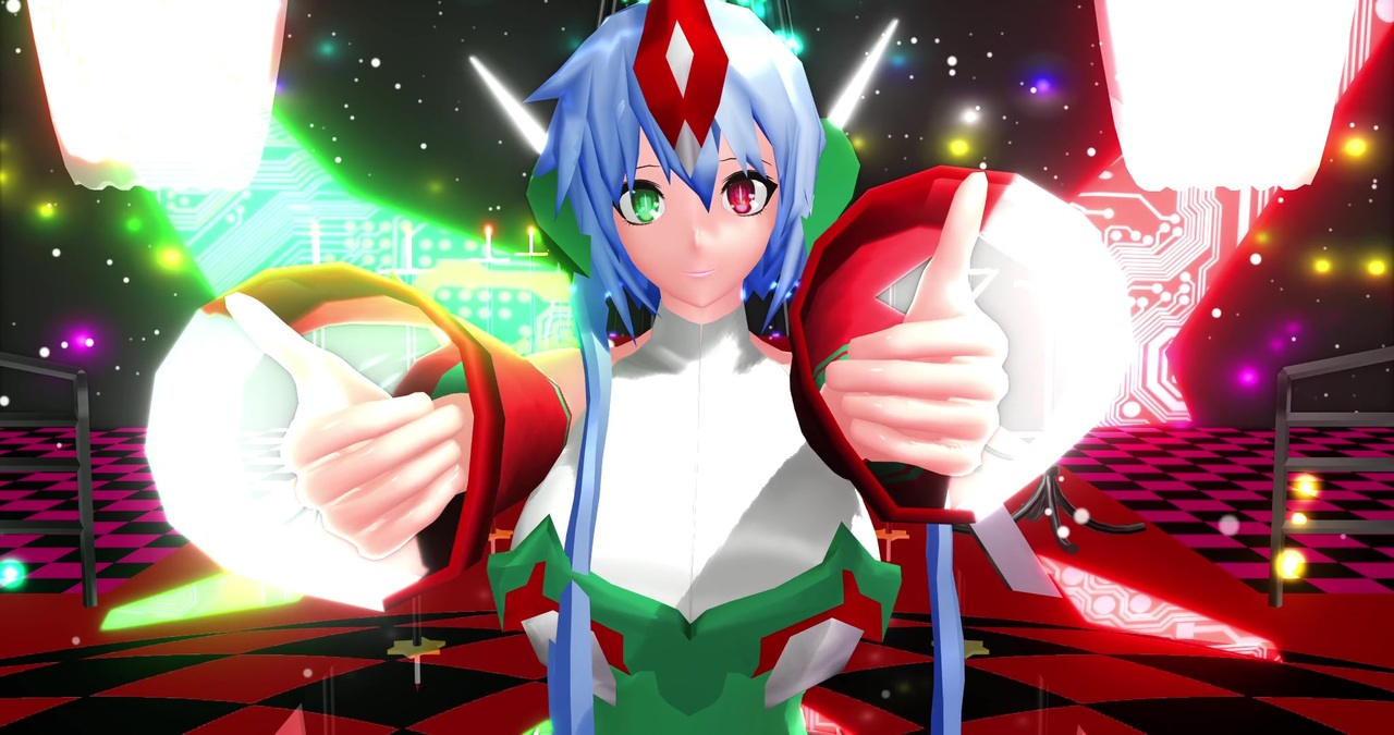 遊戯王mmd クリスマスカラーの覇王白竜オッドアイズ ウィング ドラゴン ガールさんで今好きになる ニコニコ動画