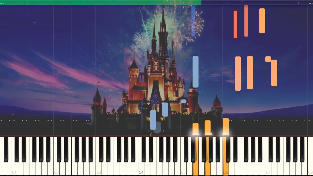 ディズニー映画のオープニング ピアノソロ ニコニコ動画