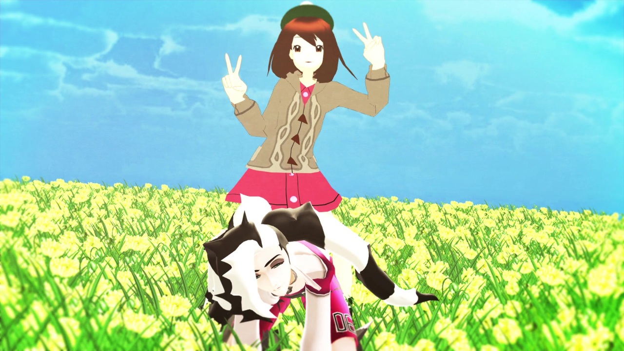 Mmdポケモン ネズと 主人公できょうもハレバレ ニコニコ動画