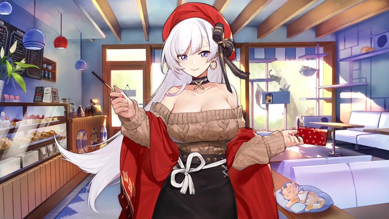 Α2 アズールレーン メイド服&ベッド ベルファスト スリーブ&プレイ 