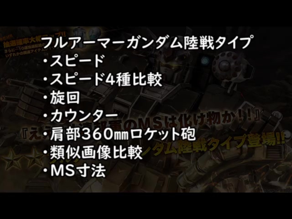 足回り フルアーマーガンダム陸戦タイプ ニコニコ動画