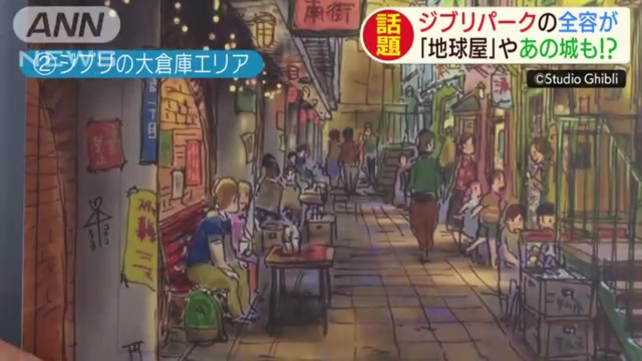 340億円のジブリパーク 5つのエリアに名作の世界 ニコニコ動画