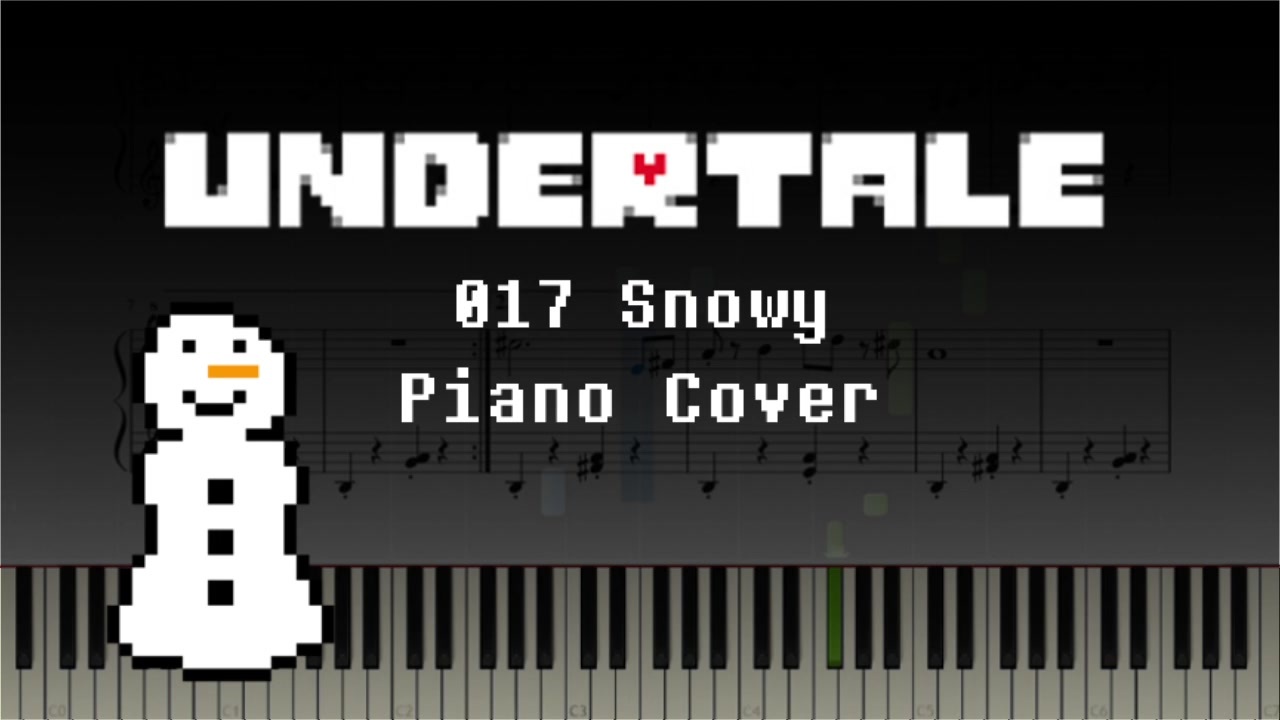 Undertale 017 Snowy 雪景色 ピアノ ニコニコ動画