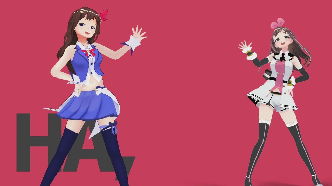 Mmd ときのそら 新衣装風キズナアイが歌って踊る 太陽系デスコ ニコニコ動画